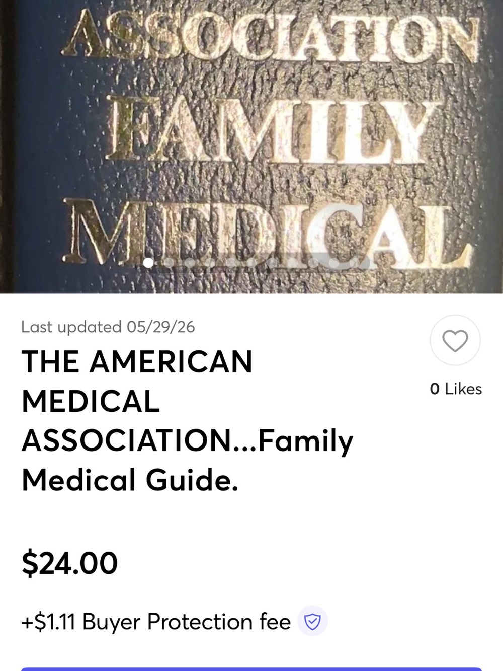 Family Medical Guide - Navy Blue Cover